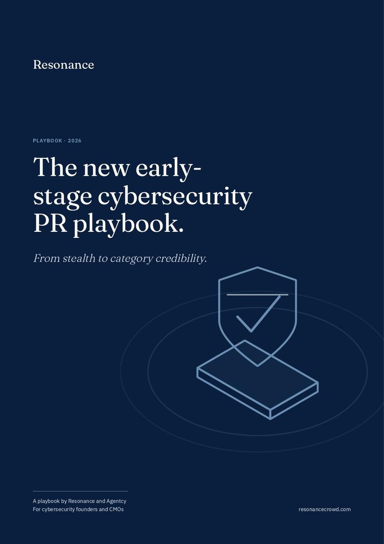 Cover of The Early-Stage Cybersecurity PR Playbook