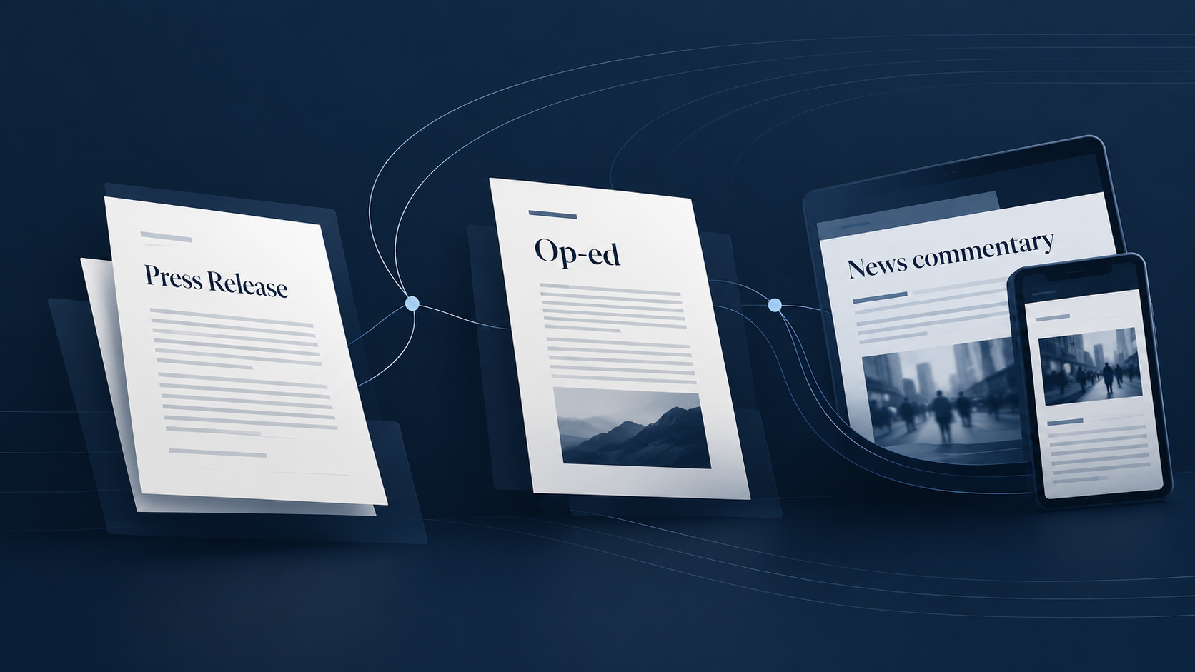 The Right Story, The Right Format: When to Use a Press Release, Op-ed or News Commentary