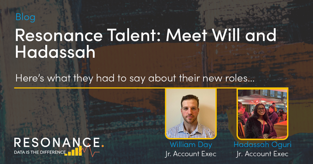 Resonance Talent: Meet Will and Hadassah!